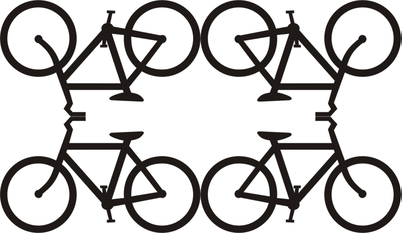 Bicycle Symbol Parking Sign 18 X 12 Clipart (800x464), Png Download