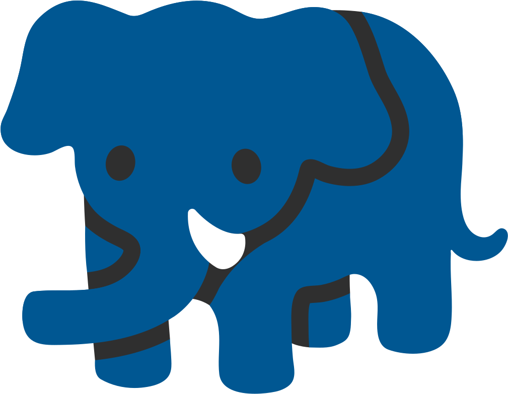 File - Emoji U1f418 - Svg - Elephant Emoji Clipart (1024x1024), Png Download