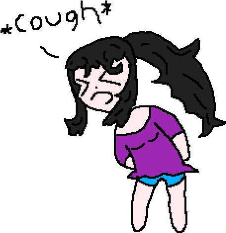 Sick Girl Clipart (600x582), Png Download