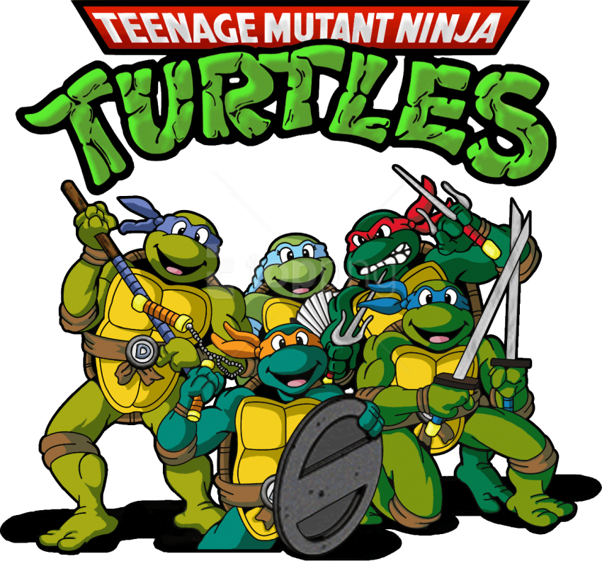 Teenage Mutant Ninja Turtles - Ninja Turtles Png Clipart (800x746), Png Download