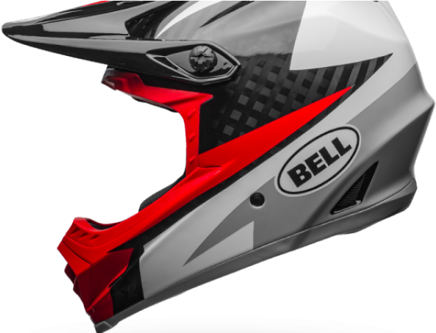 Pictures Of Helmets - Bell Full-9 Helmet Gloss White/black/hibiscus Rio, Clipart (640x480), Png Download