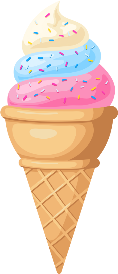Ice Cream Cone - Imagenes De Un Cono De Nieve Clipart (400x926), Png Download