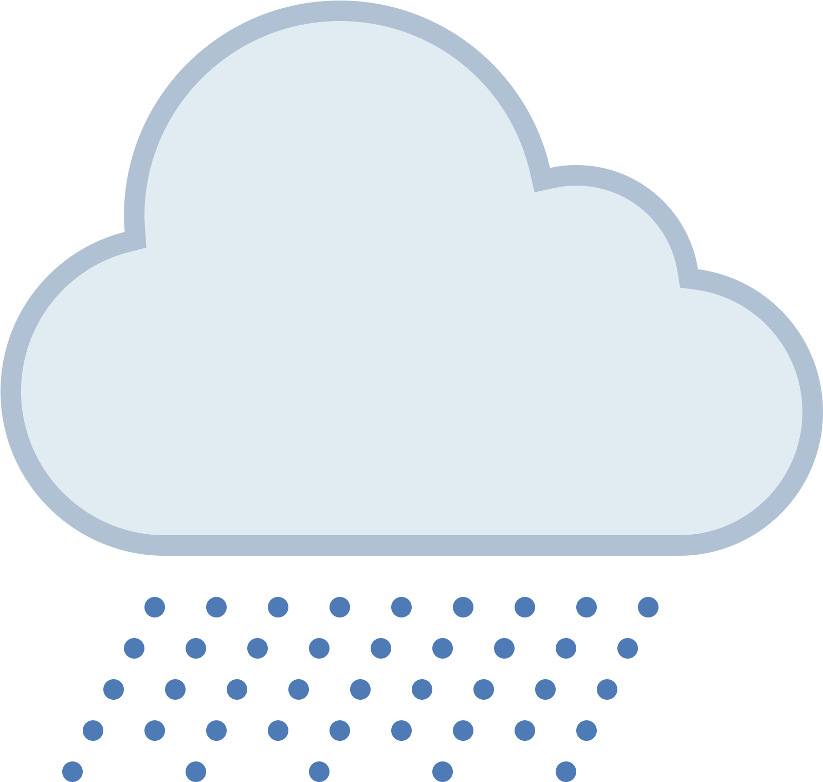 Torrential Rain Icon - Rain Clipart (1600x1600), Png Download