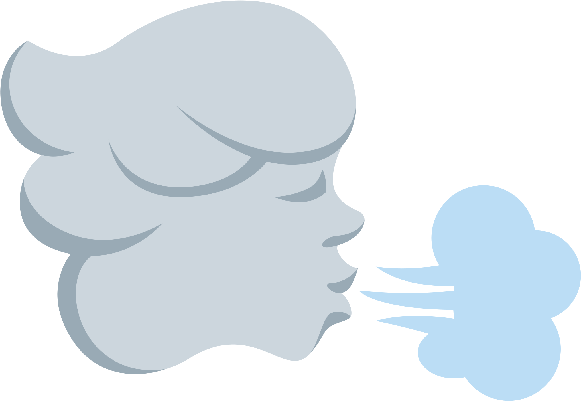 Sticker By Twitterverified Account - Emoji Souffle Clipart (2048x2048), Png Download