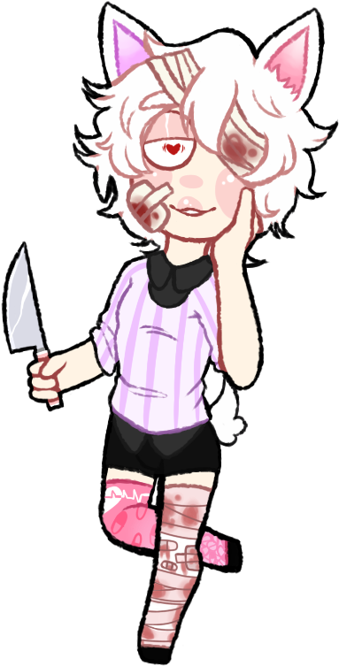 I Keep Forgetting To Post Here Sorry Meet My On Noir - Cartoon Clipart (436x804), Png Download