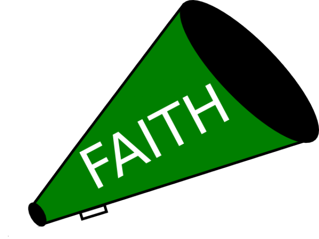 Cheerleader Clipart Transparent Background - Cheerleading Megaphone Clipart Green - Png Download (640x480), Png Download