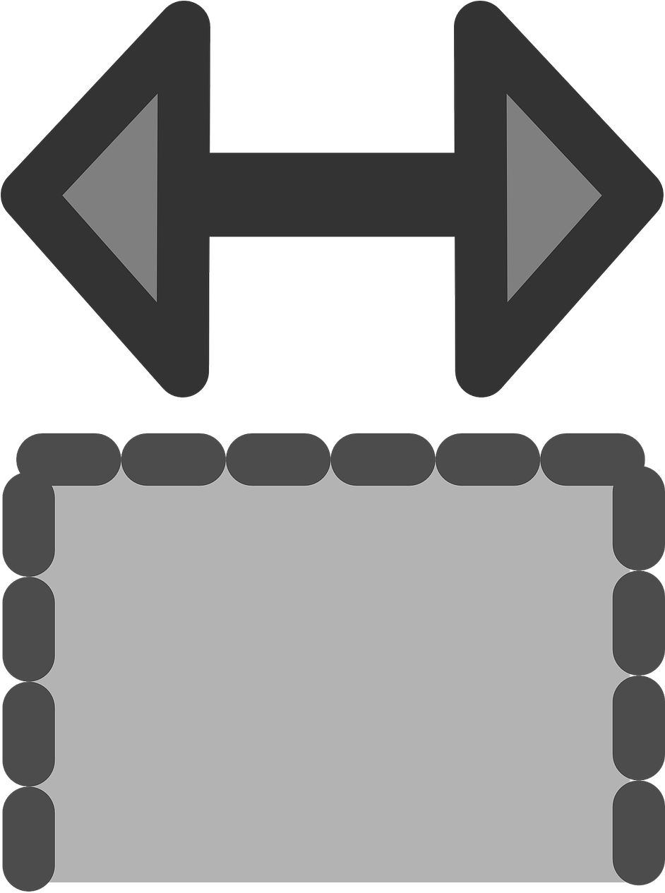 Column Icon Symbol Grey Gray Png Image - Clip Art Transparent Png (941x1280), Png Download