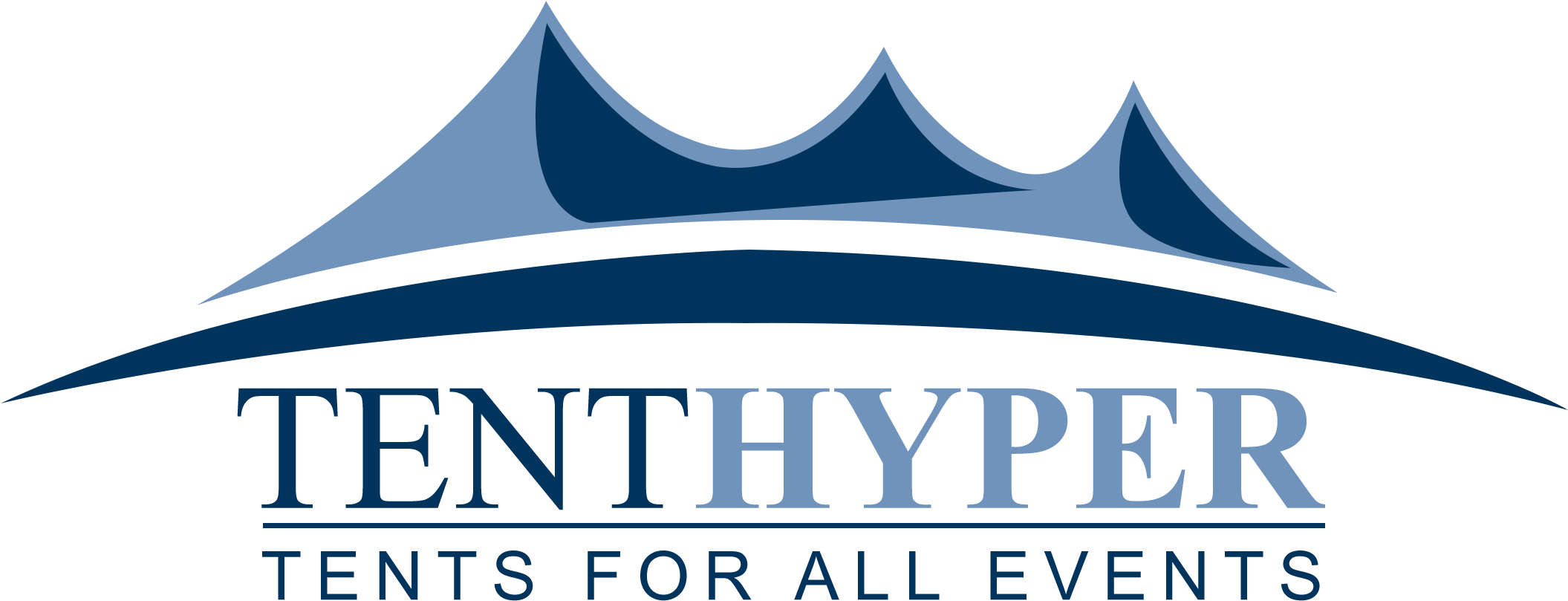 Tent-hyper - Logo Clipart (2156x848), Png Download