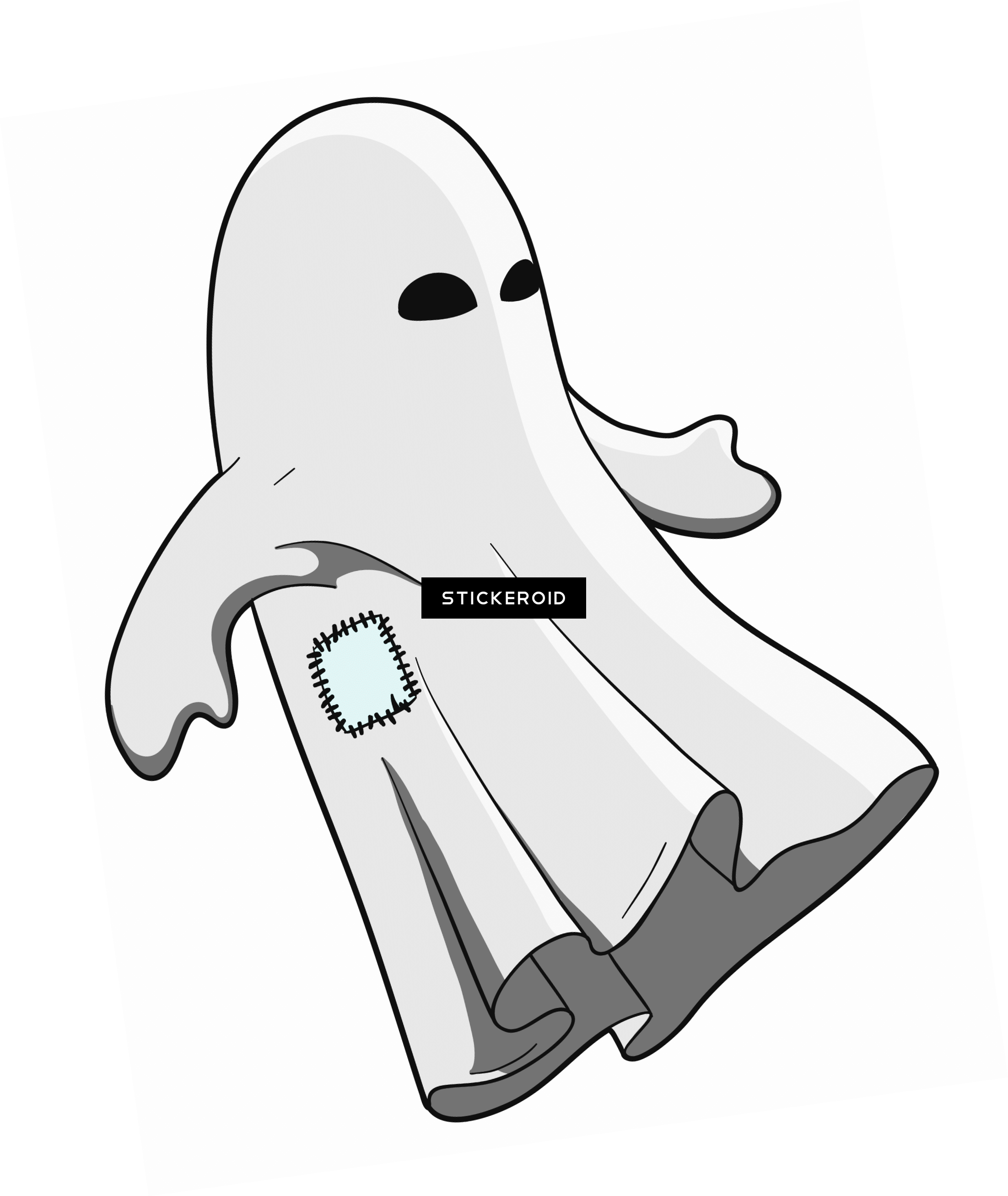 Halloween Ghost - White Halloween Png Clipart (2203x2614), Png Download