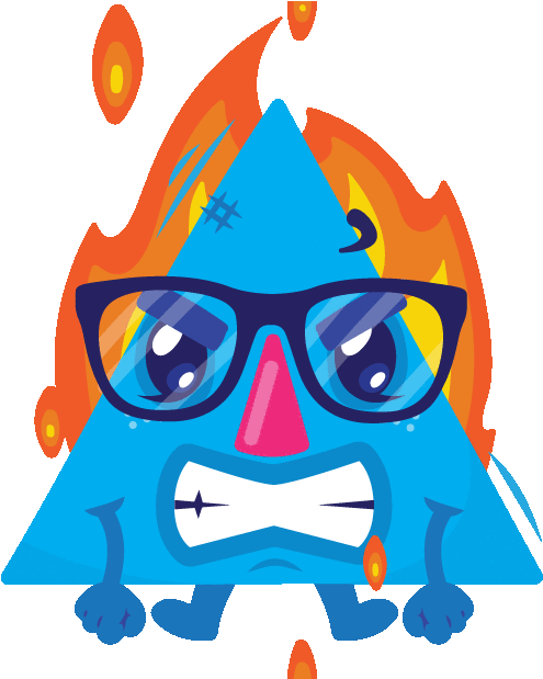 Geometric Gang Character Design Styles - Geometric Character Design Clipart (618x618), Png Download