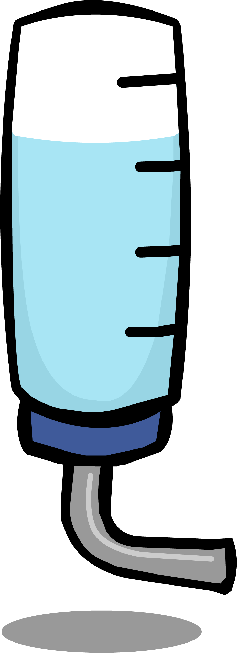 Water Bottle Sprite 003 - Water Bottle Clipart (926x2554), Png Download