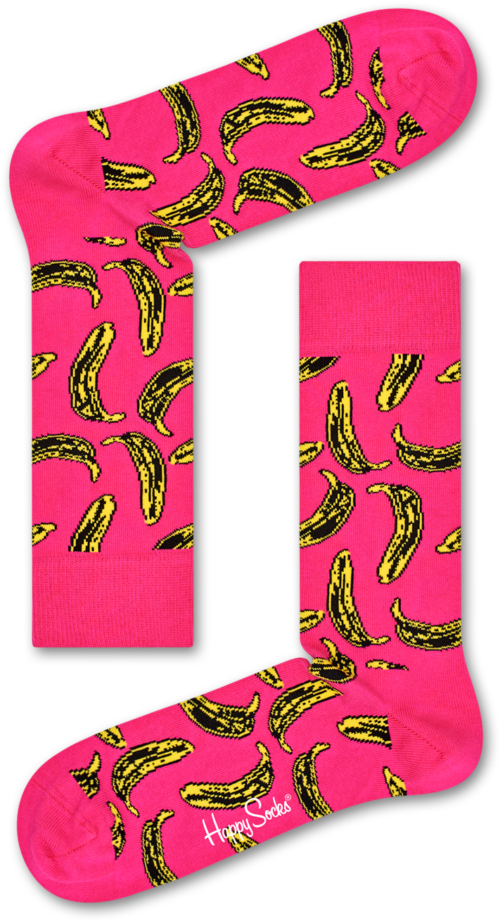 Andy Warhol Happy Socks Clipart (1012x1422), Png Download