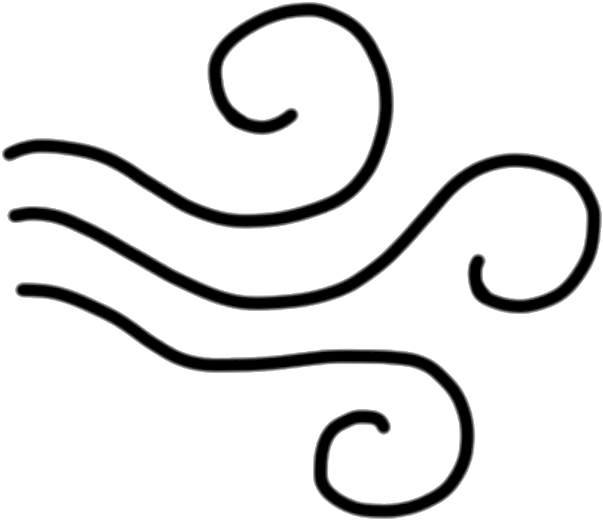 Wind Icon - Icon Clipart (1000x714), Png Download