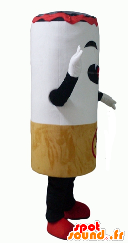 Mascot Giant Cigarette To Look Fierce - Penguin Clipart (600x600), Png Download