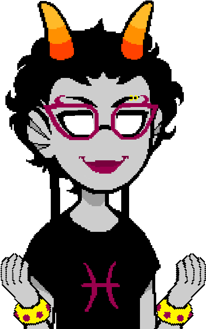 Picture - Meenah Peixes Talksprite Clipart (496x681), Png Download