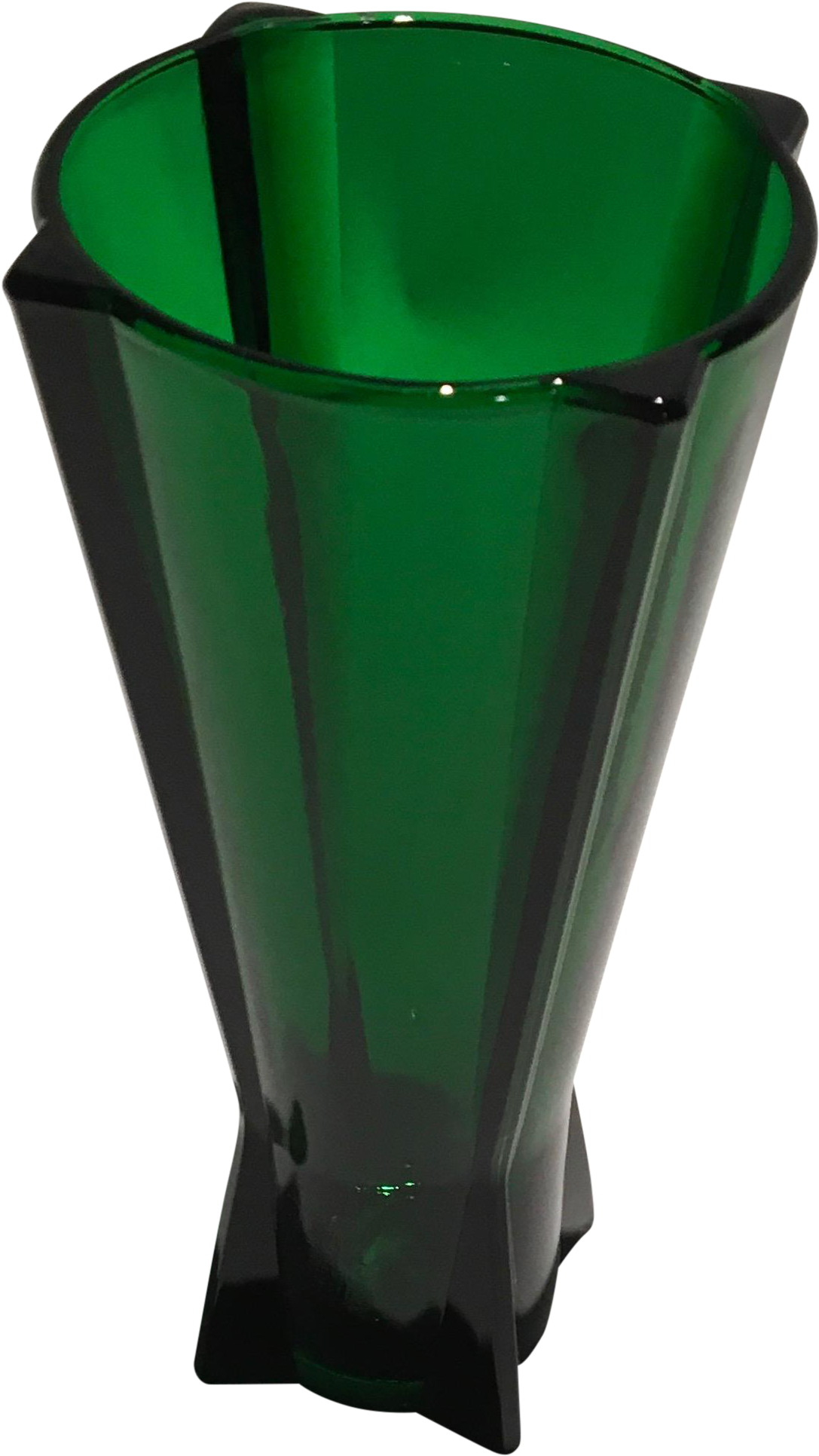 1961 Vintage Anchor Hocking Glass Co - Vase Clipart (1207x2146), Png Download