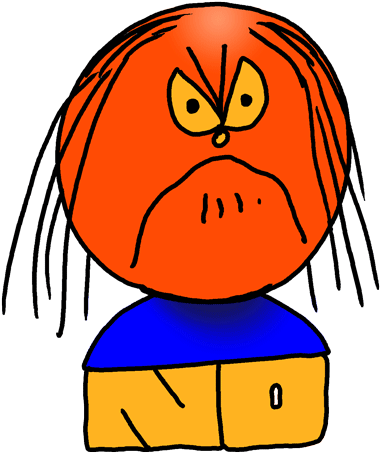 Black And White Download Angry Way Sticker By Studios - Sticker Clipart (618x618), Png Download