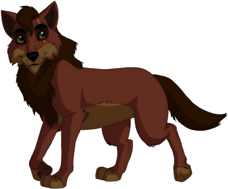 E621 Canine Disney Feral Kovu Male Mammal Scar Solo - Scar As A Wolf Lion King Clipart (745x617), Png Download