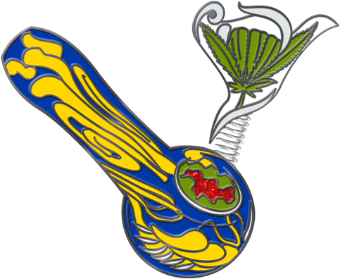 Shaka Pakalolo Pin - Illustration Clipart (600x600), Png Download