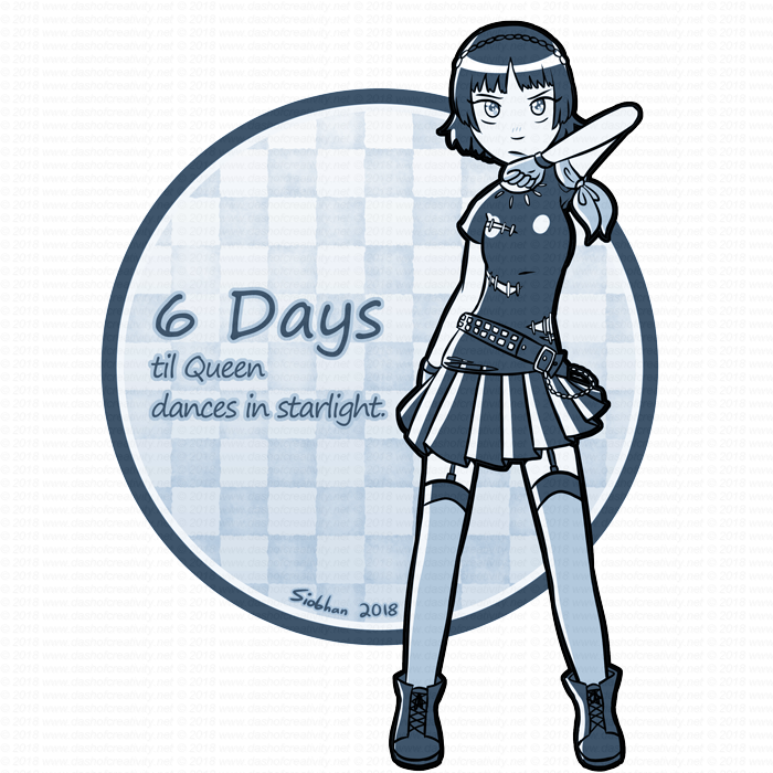 “6 Days Til Queen Dances In Starlight - Cartoon Clipart (700x700), Png Download