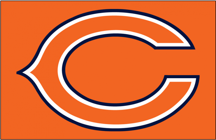 Chicago Bears Iron Ons - Chicago Bears Sign Clipart (750x930), Png Download