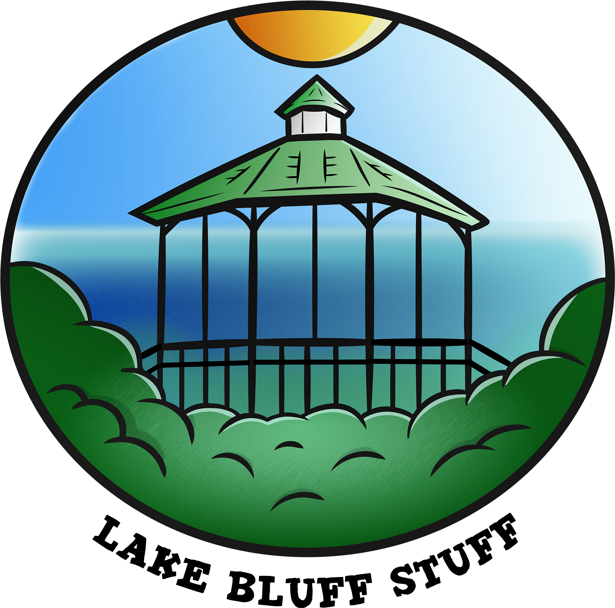 Lake Bluff Stuff - Lake Bluff Clipart (3000x3000), Png Download