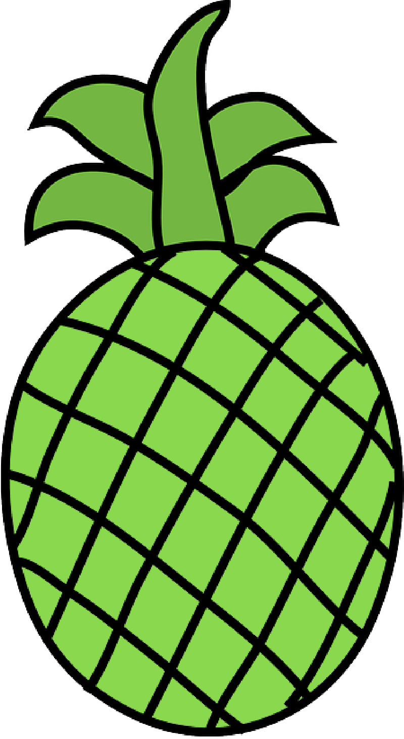 Free Pictures Pineapple Clipart (800x1462), Png Download
