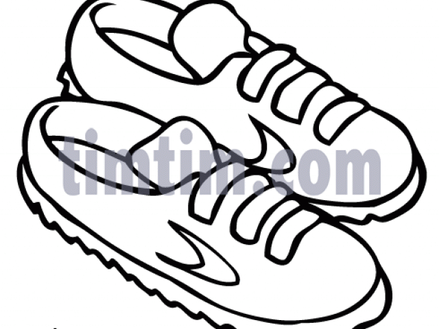 Gym Shoes Clipart Girl Shoe - Trainers - Png Download (640x480), Png Download