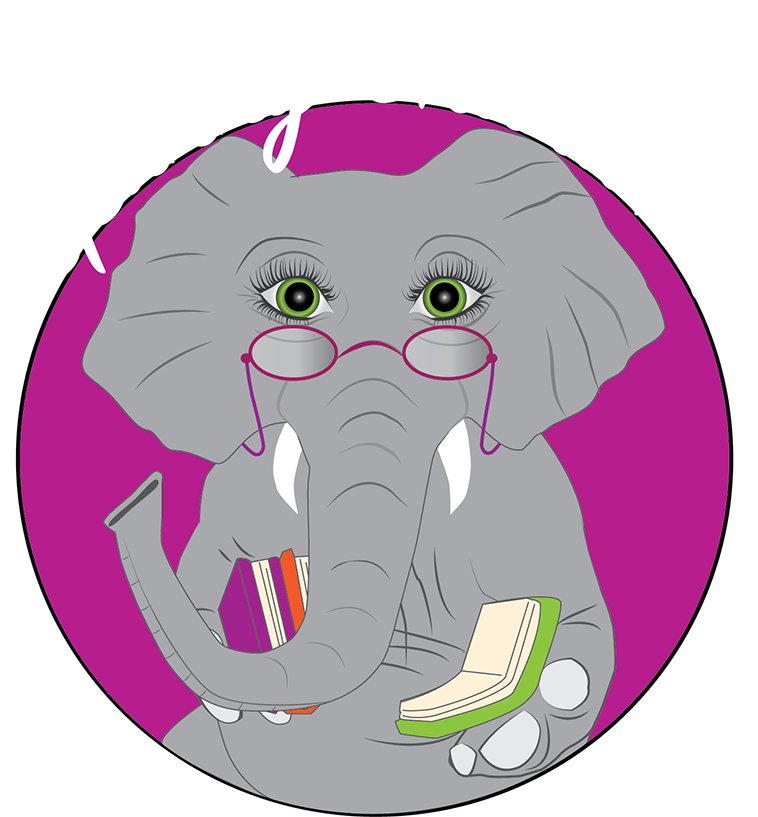 Spunky Grandma's News - Grandma Elephant Cartoon Clipart (800x833), Png Download