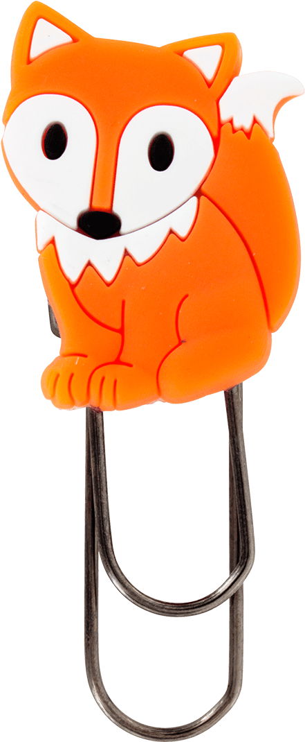 Ani Smallmark Fox Pylones Anismallmark Marque Page - Bookmark Clipart (1020x1120), Png Download