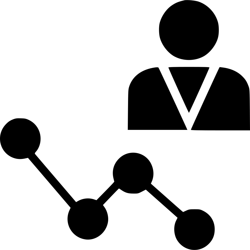 Analytics Person Businessperson Invest Revenue Internet - Icon Clipart (980x980), Png Download
