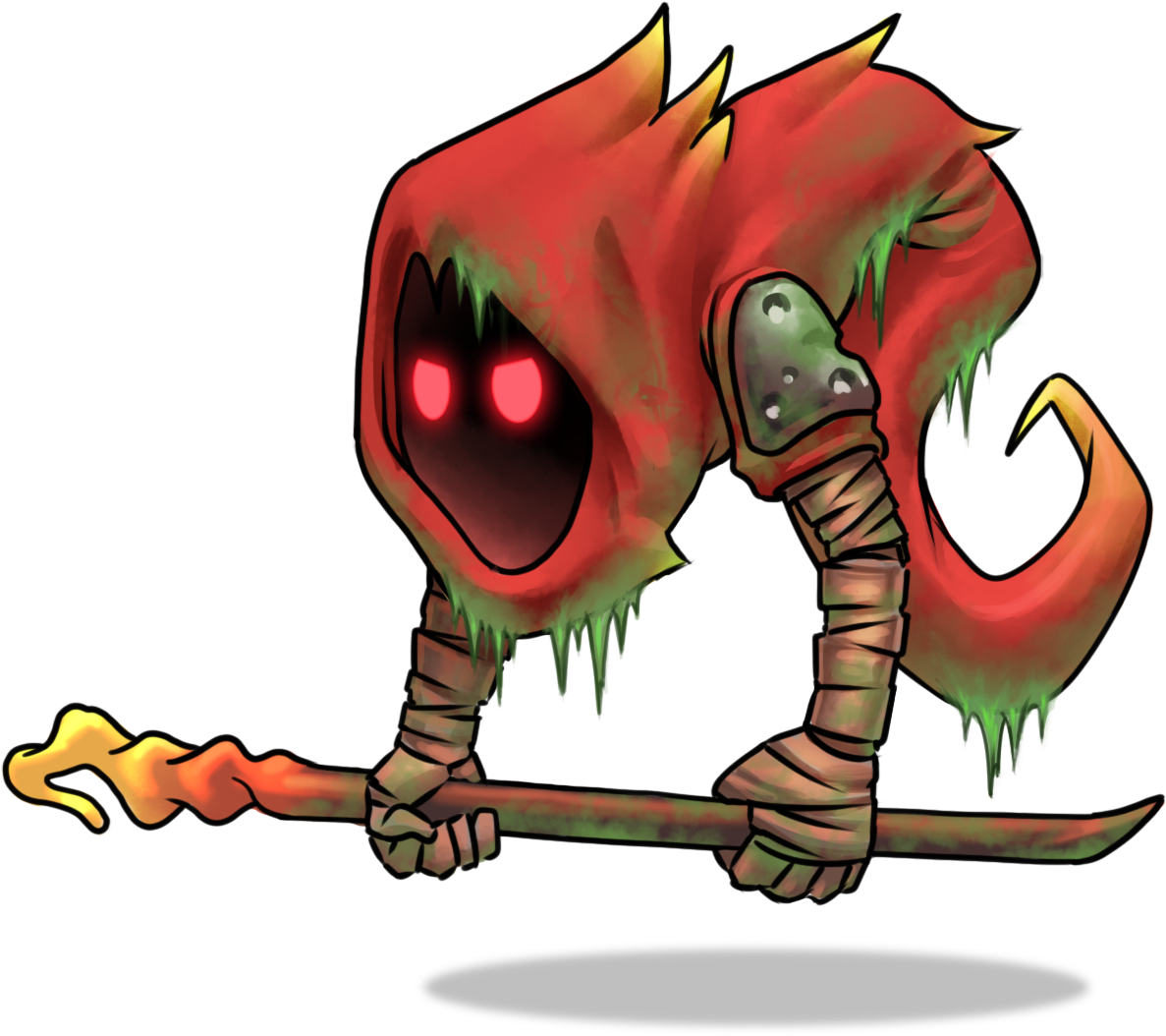 Wraith Fire A 0 - Cartoon Clipart (1325x1119), Png Download