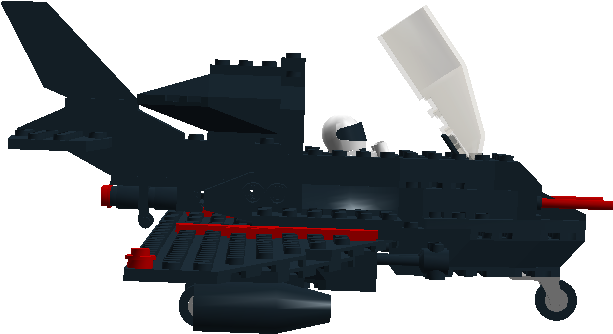 Side View, Minifigure Can Fit In The Cockpit - Missile Clipart (1040x839), Png Download