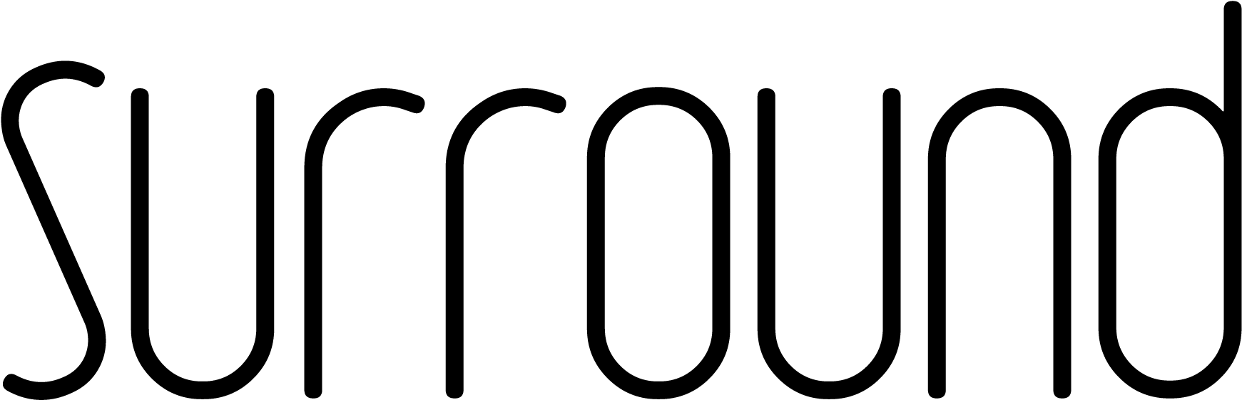 Surround Magazine Logo Clipart (1866x622), Png Download