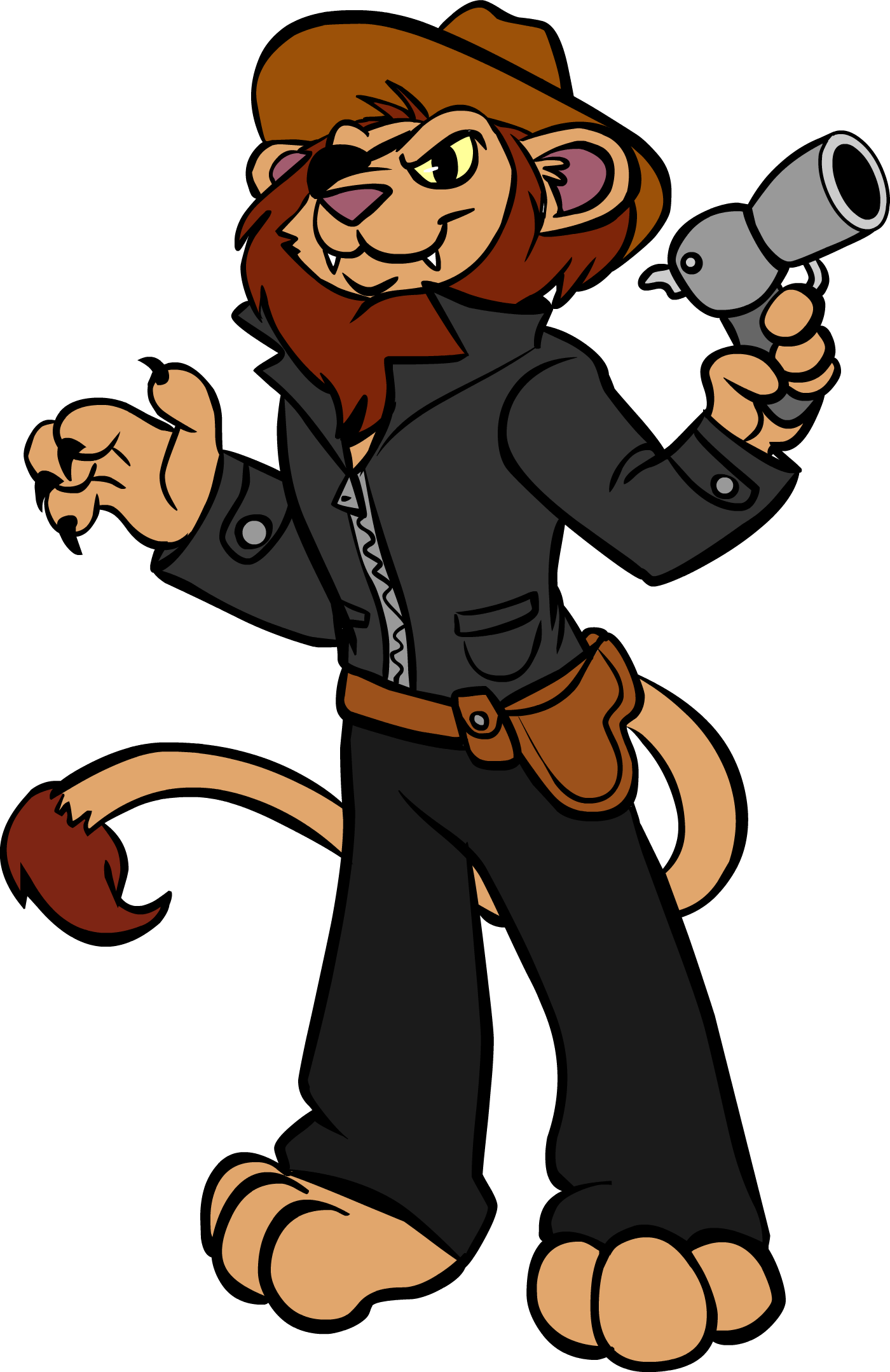 Lion Clipart (1400x2158), Png Download