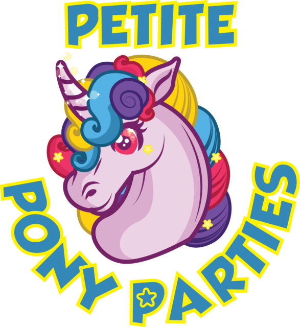 Petite Pony Parties - Pony Clipart (587x640), Png Download