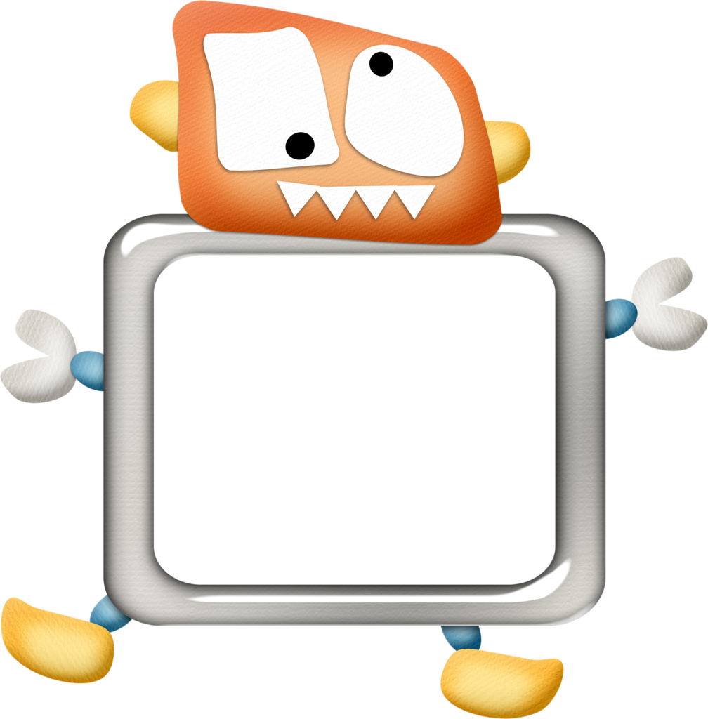 Monster * Robots - Printing Clipart (1008x1024), Png Download