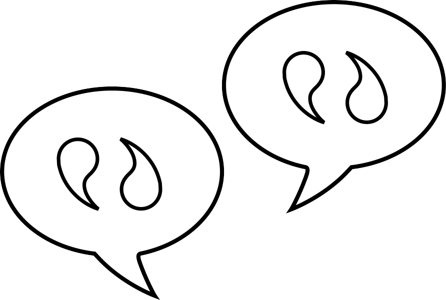 Quoth Clipart Bubble Letter - Quotes Clip Art Transparent - Png Download (892x600), Png Download