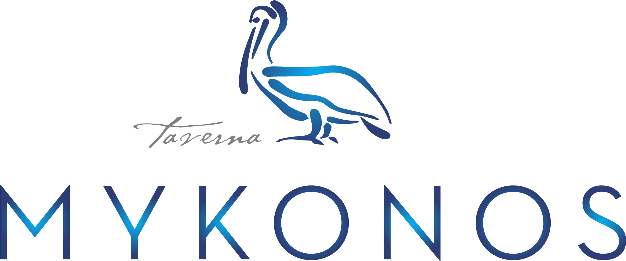 Taverna Mykonos Delivery - Mykonos Logo Clipart (1200x505), Png Download