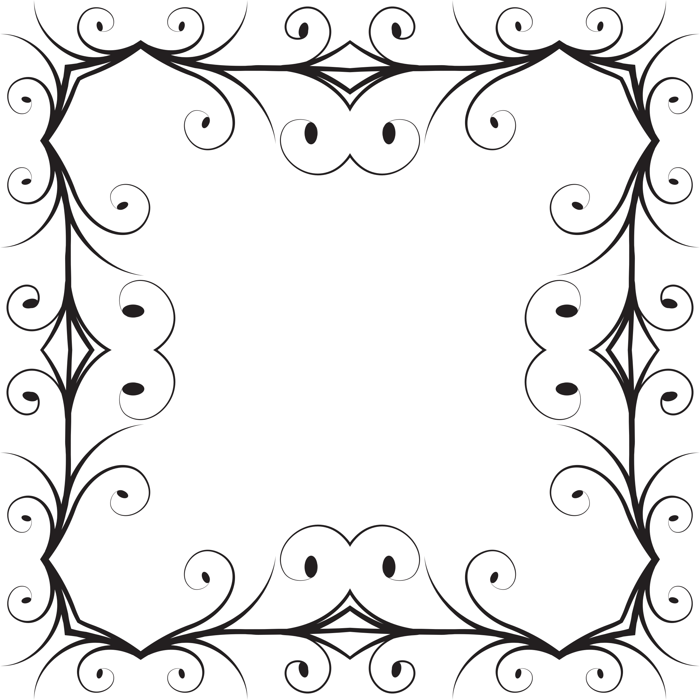 Silhouette - Circle Clipart (2300x2300), Png Download