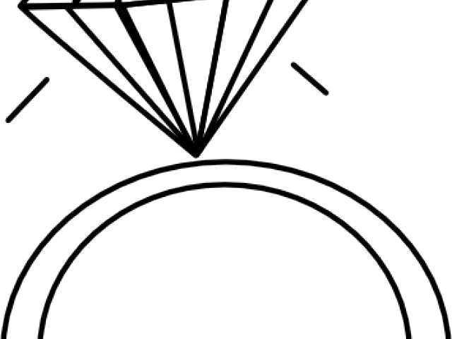 Gems Clipart Diamond Ring - Clip Art - Png Download (640x480), Png Download