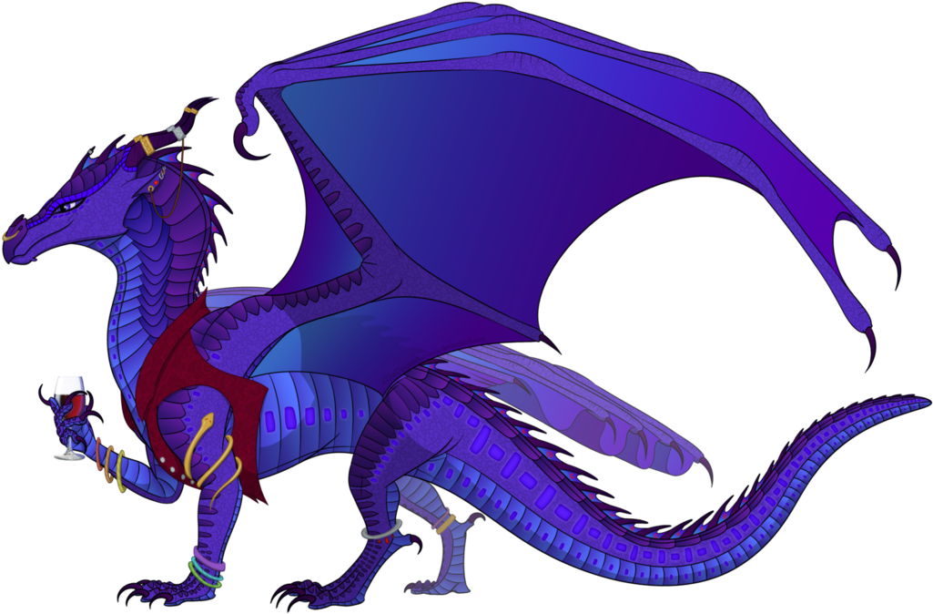 Bachelor By Xthedragonrebornx Wings Of Fire Dragons, - Indigo Wings Of Fire Clipart (1095x730), Png Download