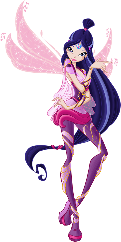Magic Princesses - Pixies - Winx Club Old Bloomix Clipart (480x898), Png Download