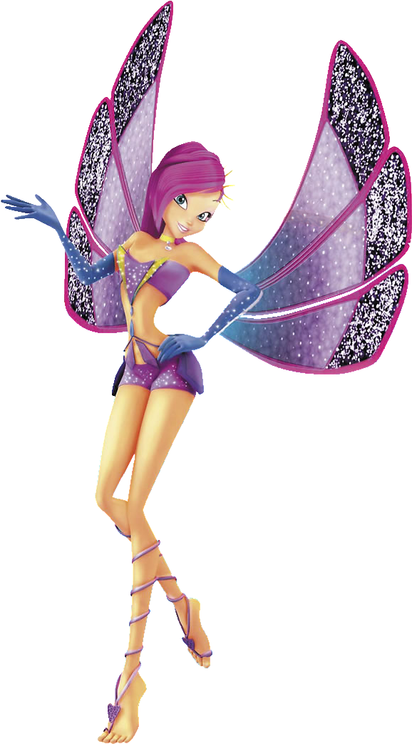 Tecna Enchantix - Winx Club Tecna Enchantix 3d Clipart (589x1056), Png Download