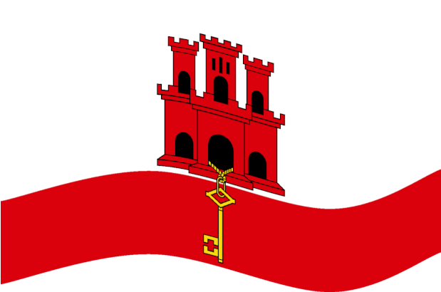 British Flags Messages Sticker-5 - Gibraltar Flag Hd Clipart (618x618), Png Download