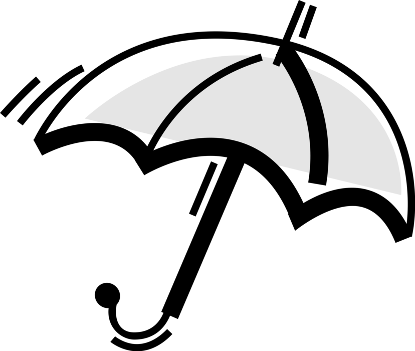 Umbrella Or Parasol - Umbrella Clipart (828x700), Png Download