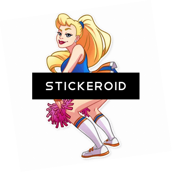 Стикер Чирлидерша - Duke Nukem Forever Box Art Clipart (577x578), Png Download