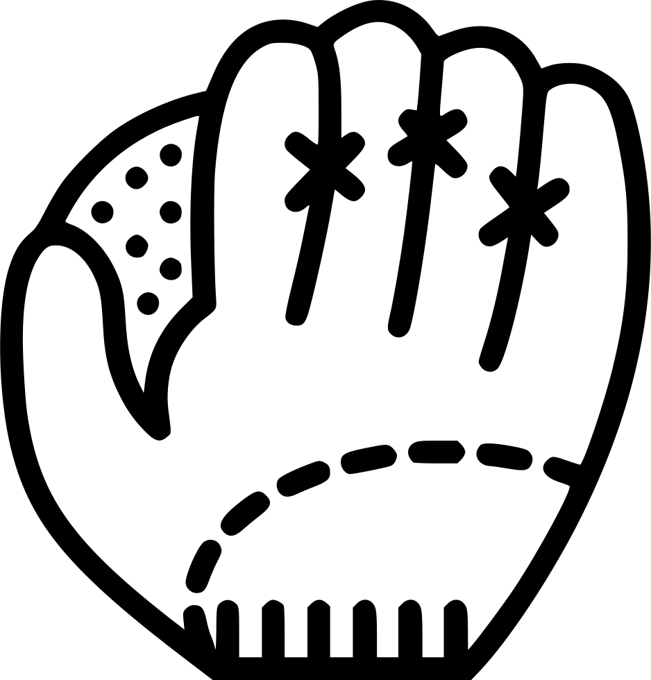 Baseball Glove Svg Png Icon Free Download - Baseball Glove Svg Free Clipart (938x980), Png Download