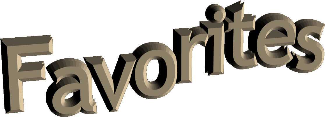 Gloria S Bits And Pieces 21 Favorites Of Mine Home - My Favorites Gif Clipart (1121x423), Png Download