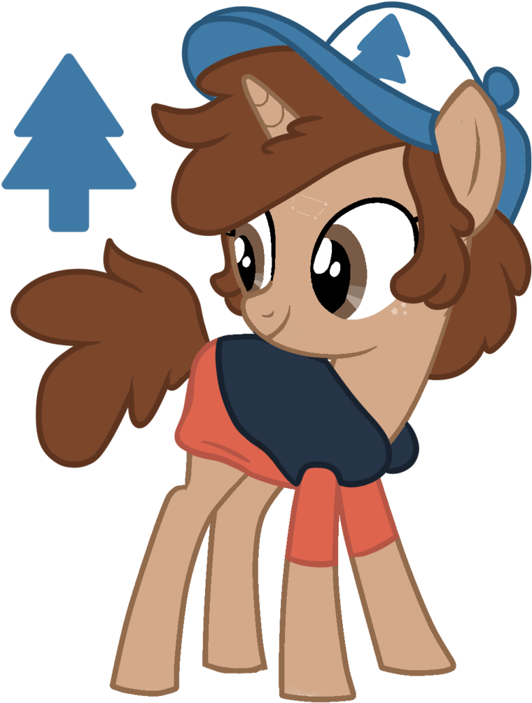 Unicorn-mutual, Clothes, Colt, Cute, Dipper Pines, Clipart (760x1004), Png Download